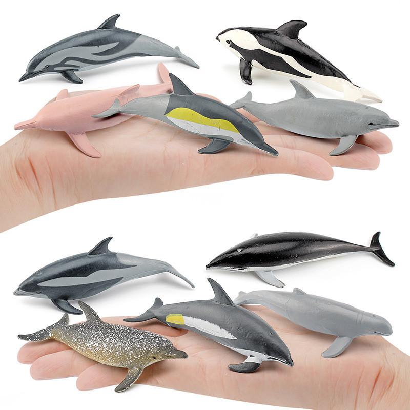 Realistic Pvc Dolphin Model Figurine For Kids And Collectors Non-animated Display Piece