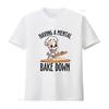 Funny Cartoon Skull Chef Baking Print Casual T Shirt Vintage Washed Homme Slightly Stylish Stretched Designer Clothes Soft