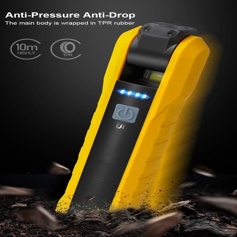 Folding Inspection Lamp Torch COB Light Multi-function Work Lamp  Riding