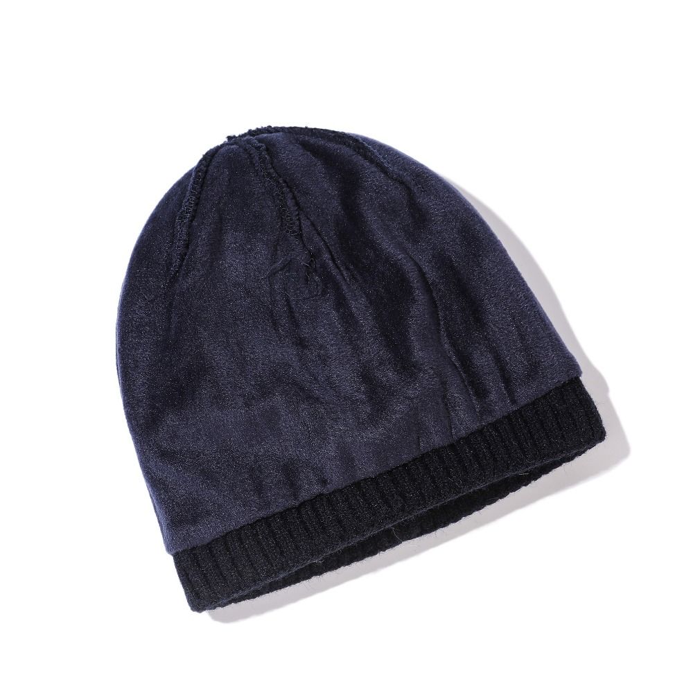 Wool Mosque Hats Winter Warm Skull Cap Fashion Knitted Hat for Male Female