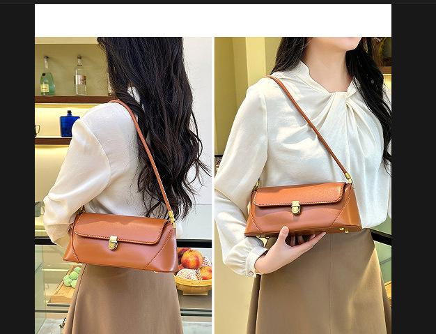 

Премиальная текстура сумки модная ретро сумка подмышку новая универсальная наплечная сумка-мессенджер тренд светло-коричневого