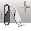 5pcs Zipper Pull Replacement Metal Zipper Pull Detachable Zipper Pull Tabs Detachable Zipper Repair for Luggage, Clothing
