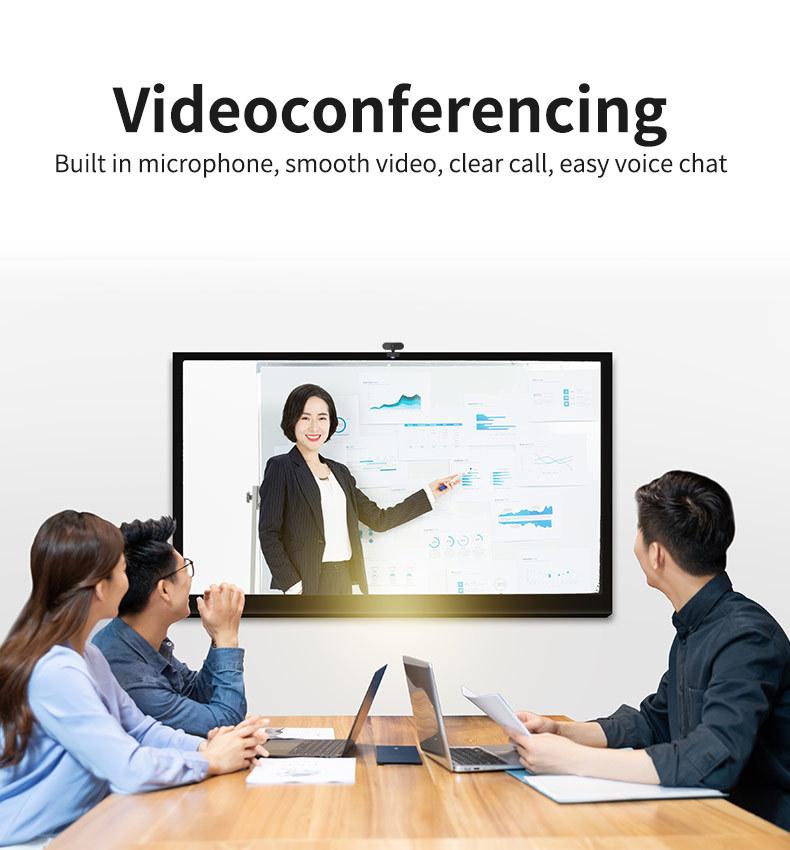 1080p Full HD Autofocus USB Webcam with Microphone for Streaming & Online Classes