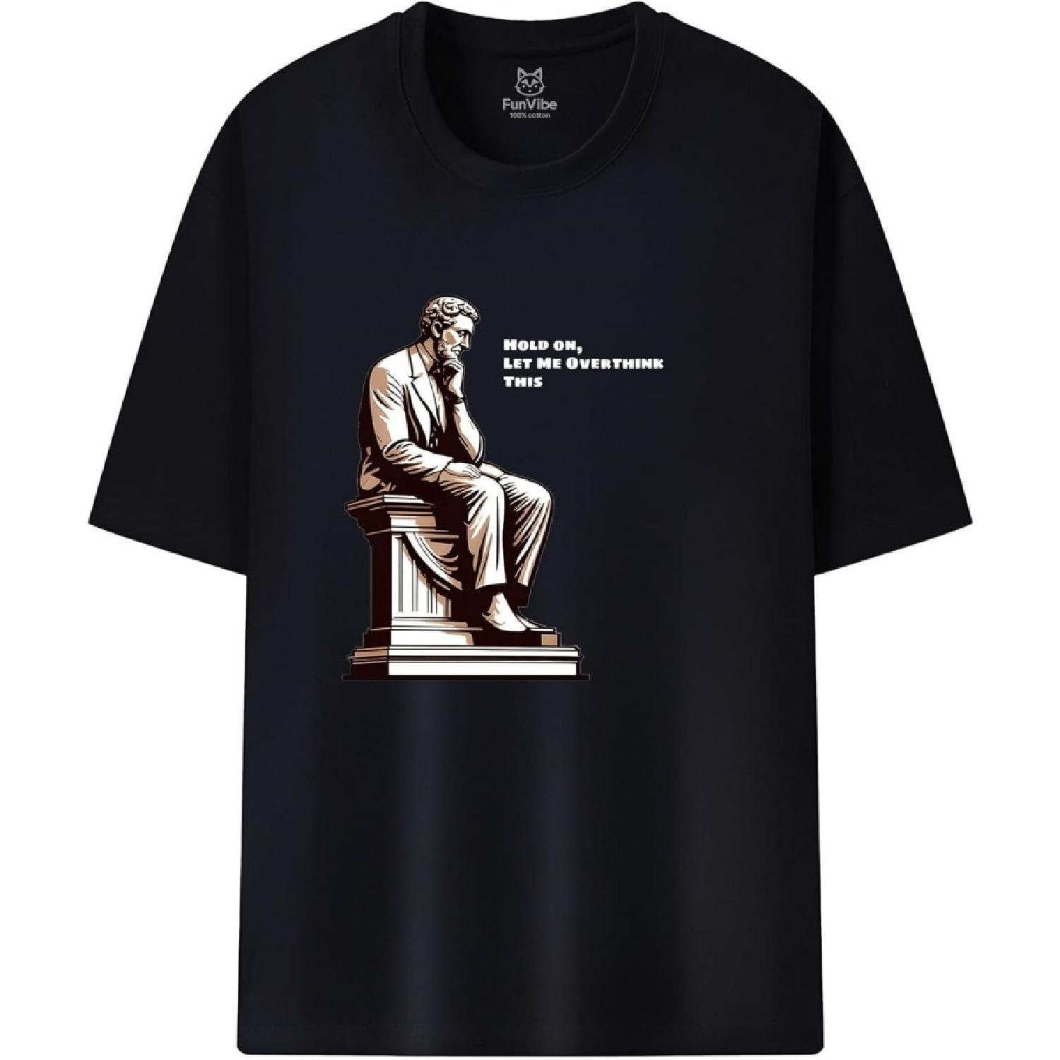 

Fun Vibe Hold on Let Me Overthink This Graphic T-Shirt XXXXXL різнокольоровий