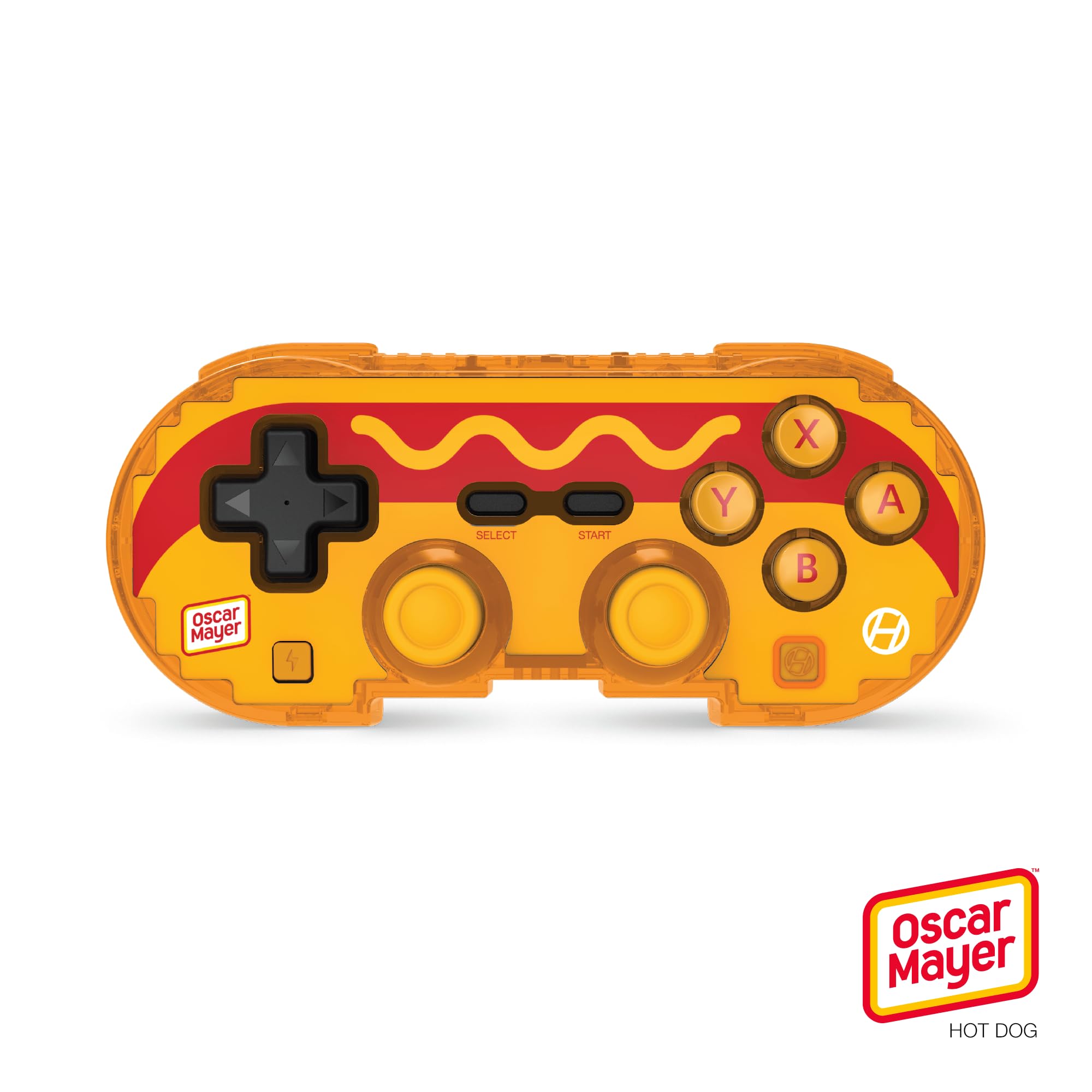 

Hyperkin Limited Edition Pixel Art Bluetooth Wireless Game Controller Official Oscar Mayer Edition Compatible with Nintendo and Retro Design with