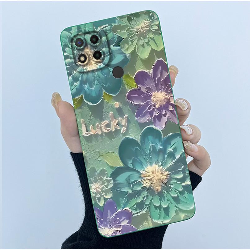Fashion Simplicity Phone Case For Xiaomi Redmi 9C NFC Soft Liquid Silicone Fundas Redmi9C Redmi 9 C Camera Protection Cover Case