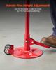 Underhoist Support Stand, 3/4 Ton Capacity Under Hoist Jack Stand with Two Wheels, Lifting from 1320 To 2032 Mm, Bearing Mounted Spin Handle, Foot
