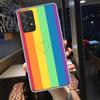 Rainbow Gradient Love Phone Case for Samsung A54 A57 A37 A17 A14 A15 A12 A24 A34 A55 A35 A25 A52S A07 A05S A04S A22 A32 A72 Gala