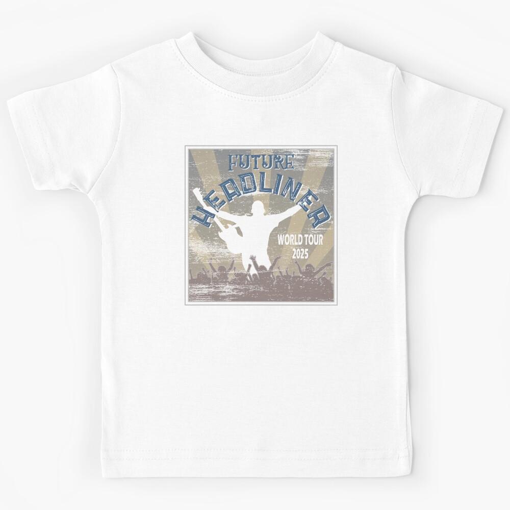 Future Headliner Guitar Player World Tour Kids T-Shirt 140