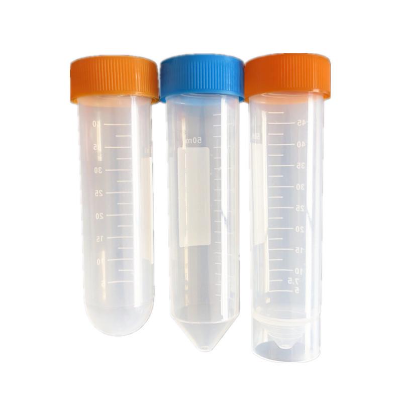 50ml Zentrifugenröhrchen mit Schraubverschluss - Spitz zulaufende, runde und flachbodige Optionen