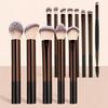 Soft-bristled Makeup Brush Set, 17 Full Sets, Novice Loose Powder, Eyeshadow, Foundation Brush with Storage, Cosmetic Bag, Air Cushion Tool.