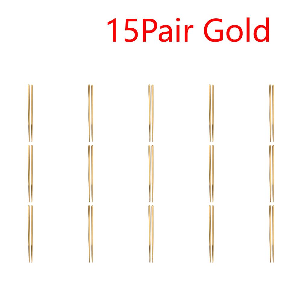 Stainless Steel Reusable Chopsticks Portable Colorful Environmental Protection Food Sticks Anti-skid  Kitchen Tableware Dishware