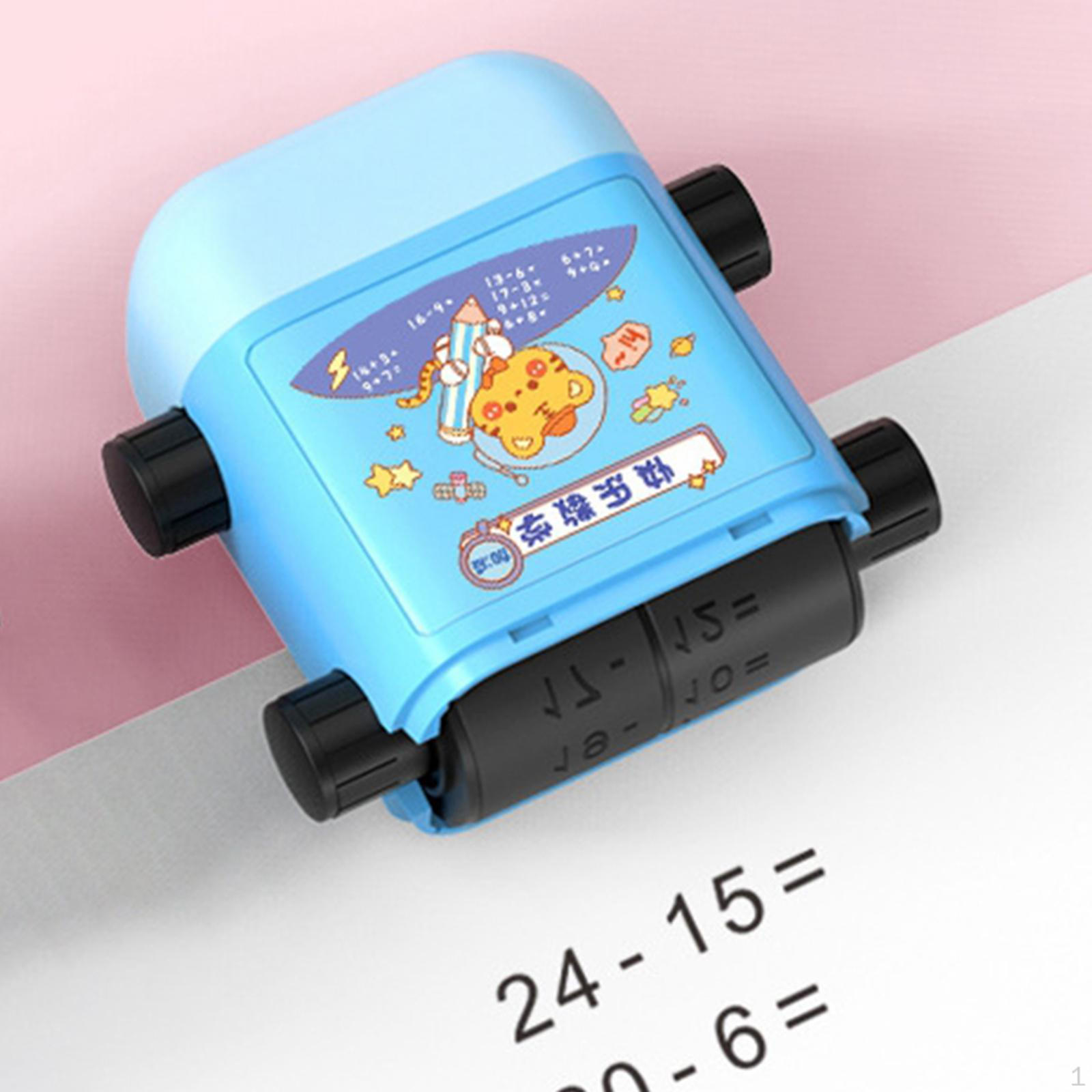 Digital Roller Teaching Stamp Rotating Design Math Exercises Addition