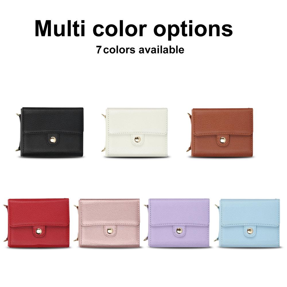 Luxus Crossbody Kartensteckplatz Geldbörse Lederhülle Für OPPO Find N3 Flip N2 Flip Langes Lanyard Riemen Hülle Coque