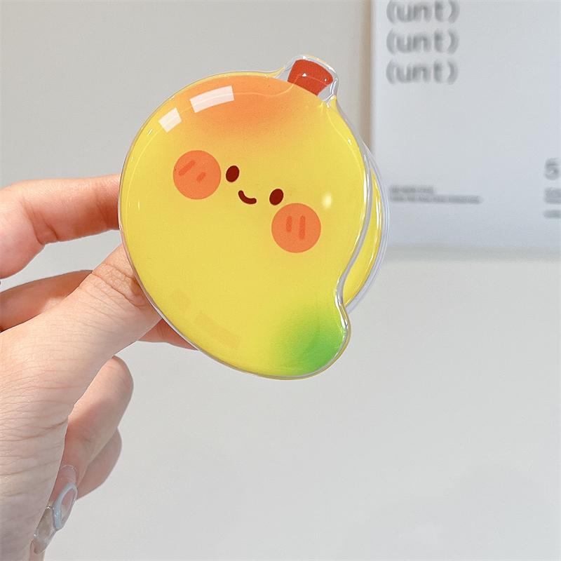 Korean Cute Cartoon Fruit Magnetic Holder Grip Tok Griptok Phone Stand Holder Support For iPhone 15 14 For Pad Magsafe Smart Tok