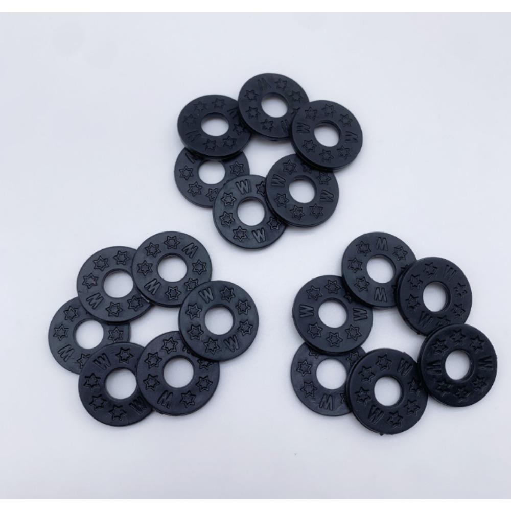 10pcs Guitar Tail Nail Buckle GasketS For Bass Ukulele Protect Lock Sheet Maintain Straps Classic Prevent Detachment Safety Lock