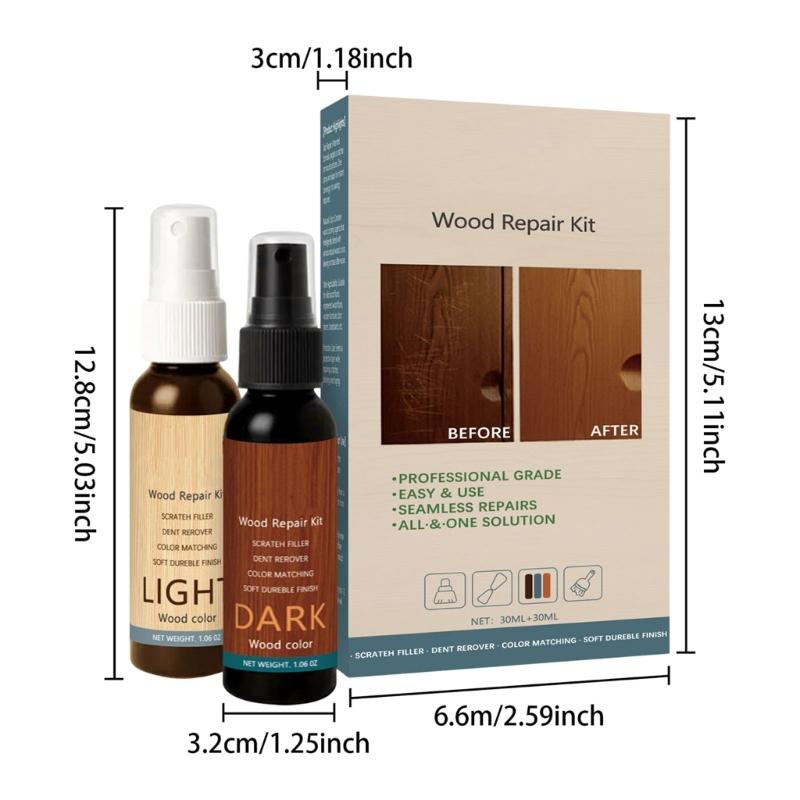 60ml Wood Floor Repair Polish For Home Use Deep Conditioning Wood Furniture Polish Floor Scratch Repair