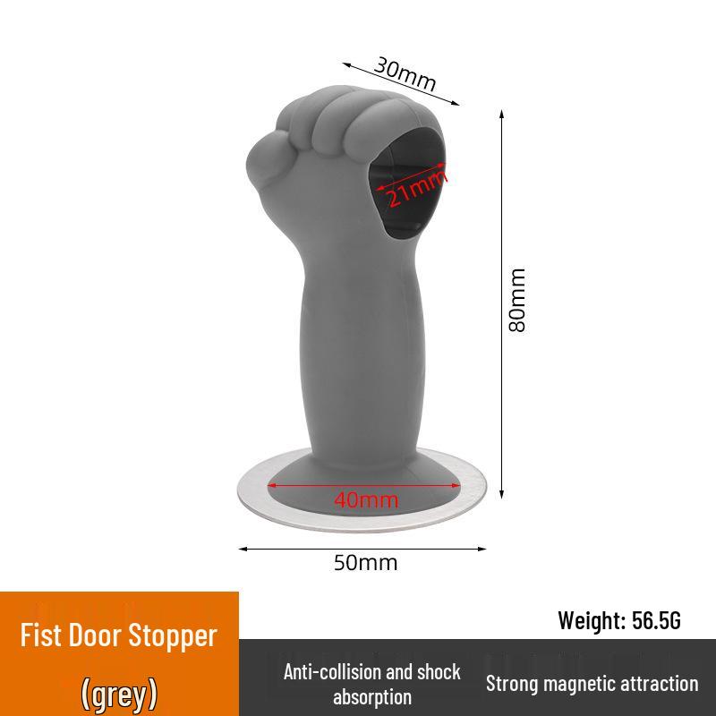 New Style Punch-Free Silicone Door Stopper and Silent Anti-Collision Window Handle