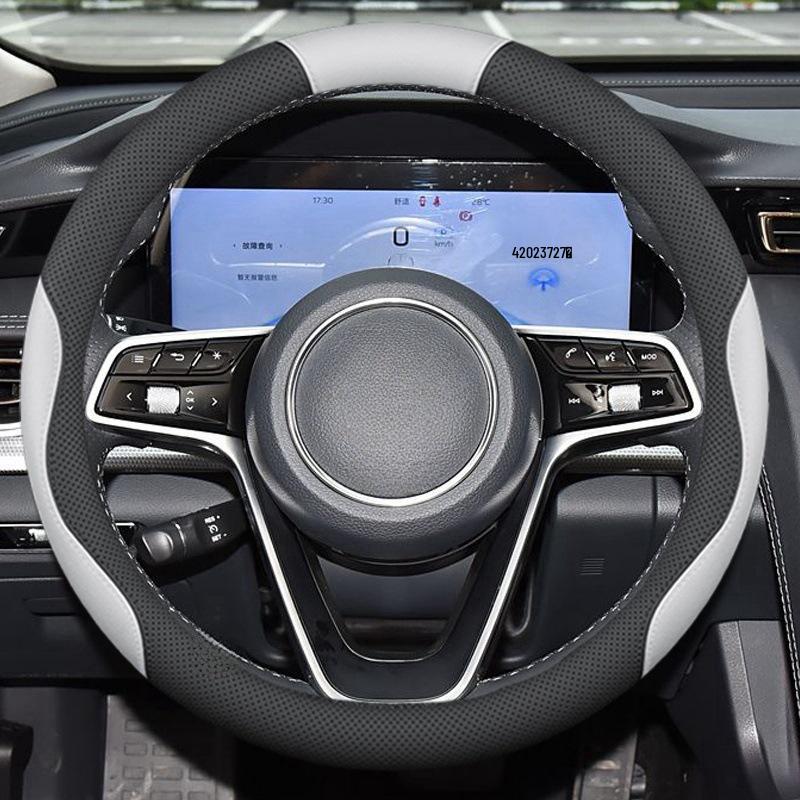 Ideale Lenkradabdeckung: Ultradünnes Echtleder, Passend für L6L7, L8L9, Ideales ONE 2025 Modell, Ganzjahresnutzung