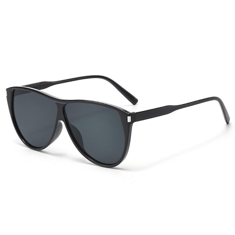 2026 Trendy Large Frame Sunglasses with UV Protection - Stylish European & American Street Style for Men and Women