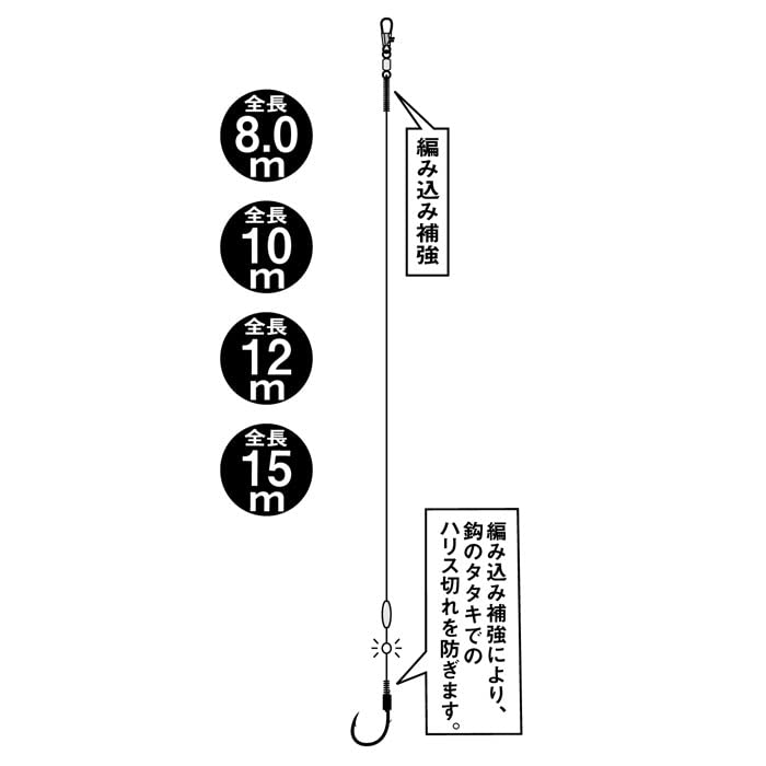 Gamakatsu 1 streamer для красного морского леща 15M FF-250 9-4.