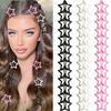 30pcs Color Star Hairpin Cute Y2k Dopamine Drip Bb Clip Side Bangs Clip Hairpin Hair Accessories