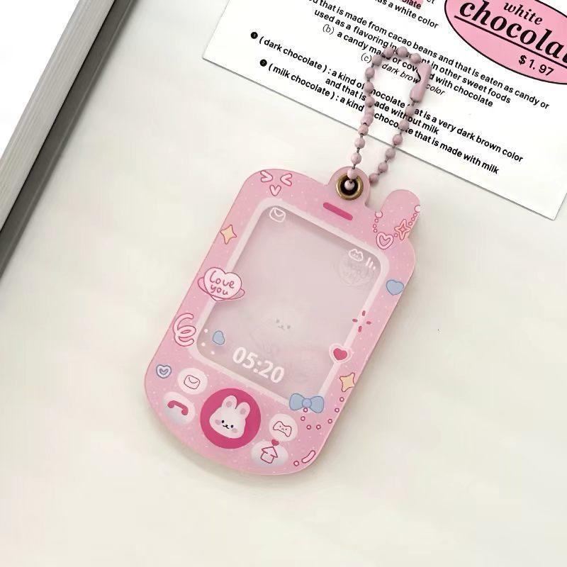 Acrylic Photocard Holder Dog Cartoon Idol Card Display Protector Cute Decoration Mobile Phone Photocard Frame Gift