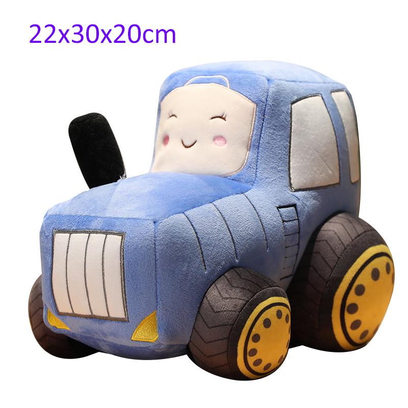 Simulations Traktor & Bagger Plüschtiere Kawaii Auto Puppen Kuschel Weiches Fahrzeug Kissen Kreatives Weihnachts Geburtstags Geschenk Für Kinder