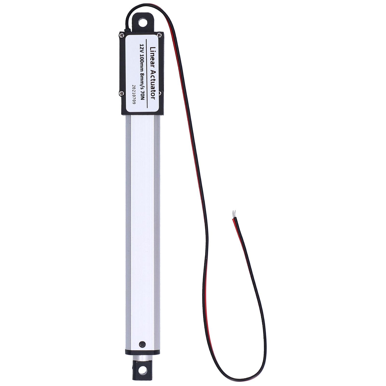 

Лінійний привід DC 12V 100мм Внутрішній кінцевий вимикач Низький рівень шуму Електричний міні лінійний привід для