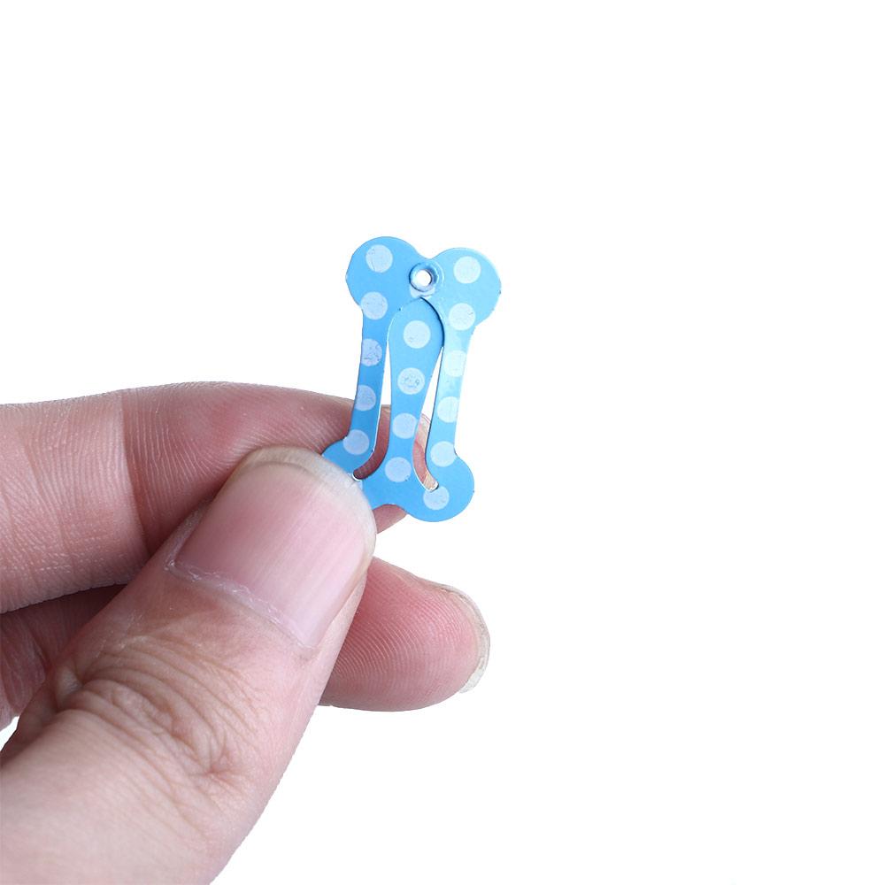 Dogs Cute Dot Pattern Bone Shape Pet Hairpin Dog Supplies Dog Hair Clip Puppy Grooming Accessories