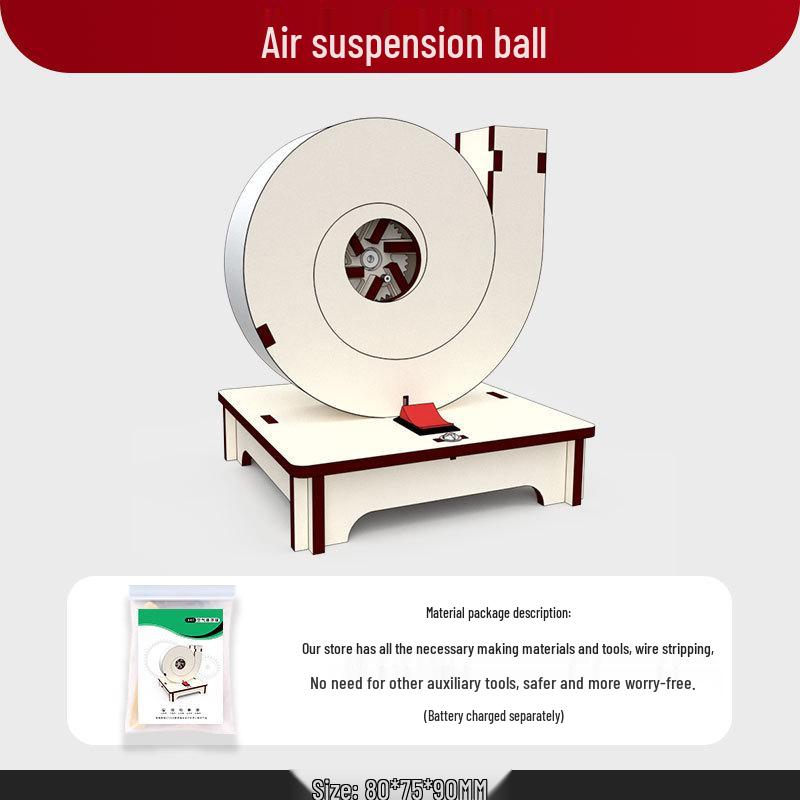DIY Electric Air Suspension Ball Blower for Children's Science Experiments and Educational Play