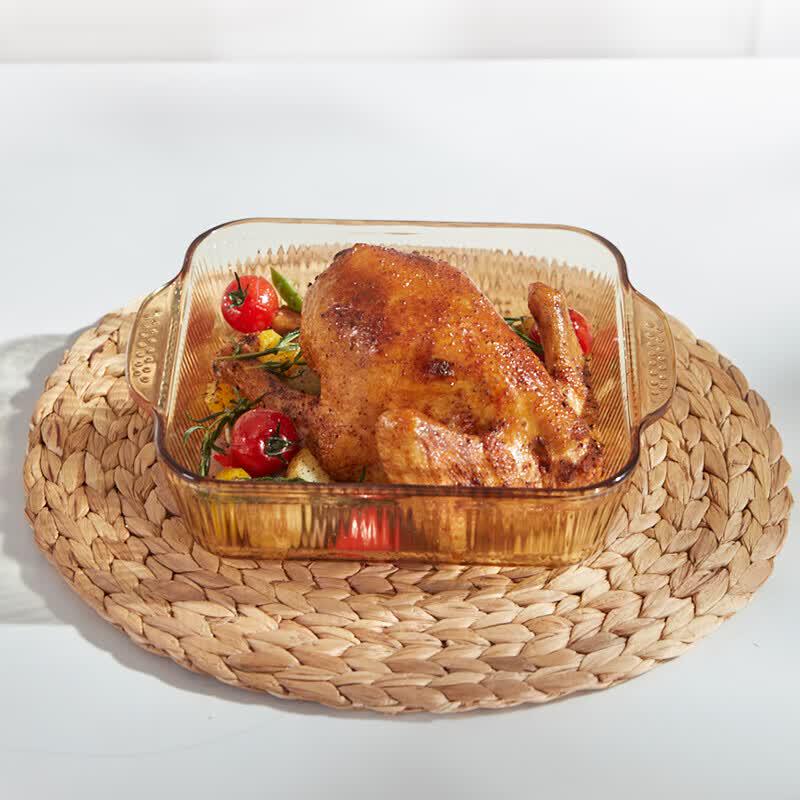 Corning Amber Glass Baking and Serving Dish