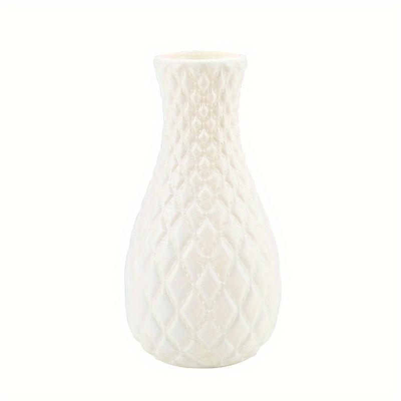1 Stück Imitationskeramik-Kunststoffvase, geeignet für kreative Blumengesteckdekoration von Räumen, Hochzeiten und Szenen