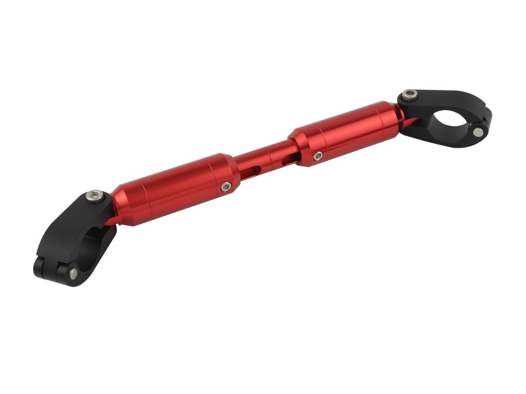POSH FAITH Adjustable Handlebar Brace Adjustable Shaft Kit, Length 147-228mm, Red, 030367-02