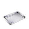 Wuhe Stainless Steel Shallow Rectangular Tray