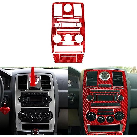 Real Premium Soft Carbon Fiber Interior Accessories Sticker Compatible with Chrysler 300 300C 2005 2006 2007 Car co 2006 Pilot Side Glove Box Storage