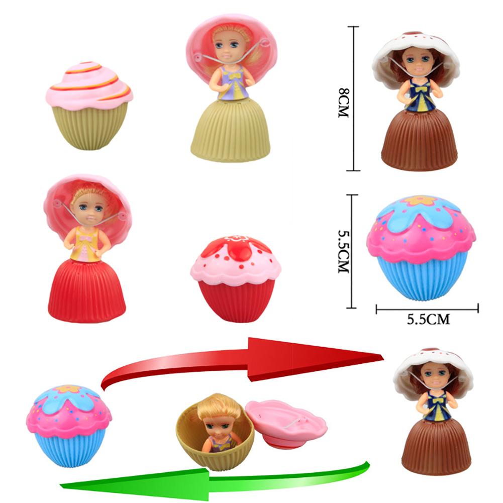 Roztomilé voňavé deformovatelné překvapení Cupcake Princezna Panenka Hračky Děti Dívčí Dárek