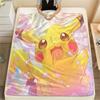 Pikachu Pokémon pattern Flannel Blanket, High quality Comfortable for All Seasons, Home Decor, Warmth and Comfort, Perfect for Gifts.