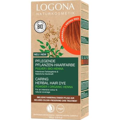 Pó de coloração capilar à base de ervas Henna Vermelho 100g