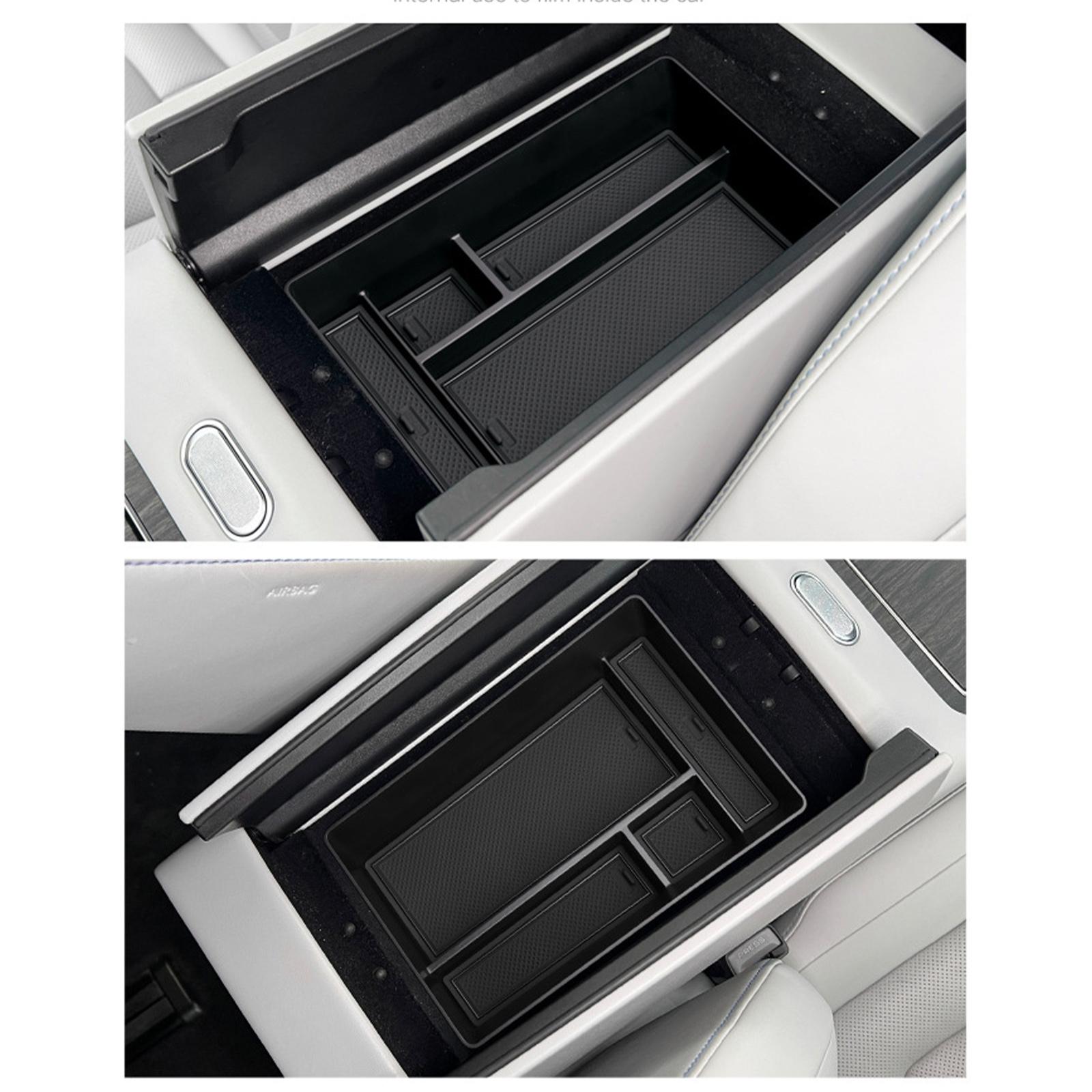 

Upgrades Center Console Tray ABS Center Console Organizers Enhanced Storage Solution Car Interior Accessories for M9 1