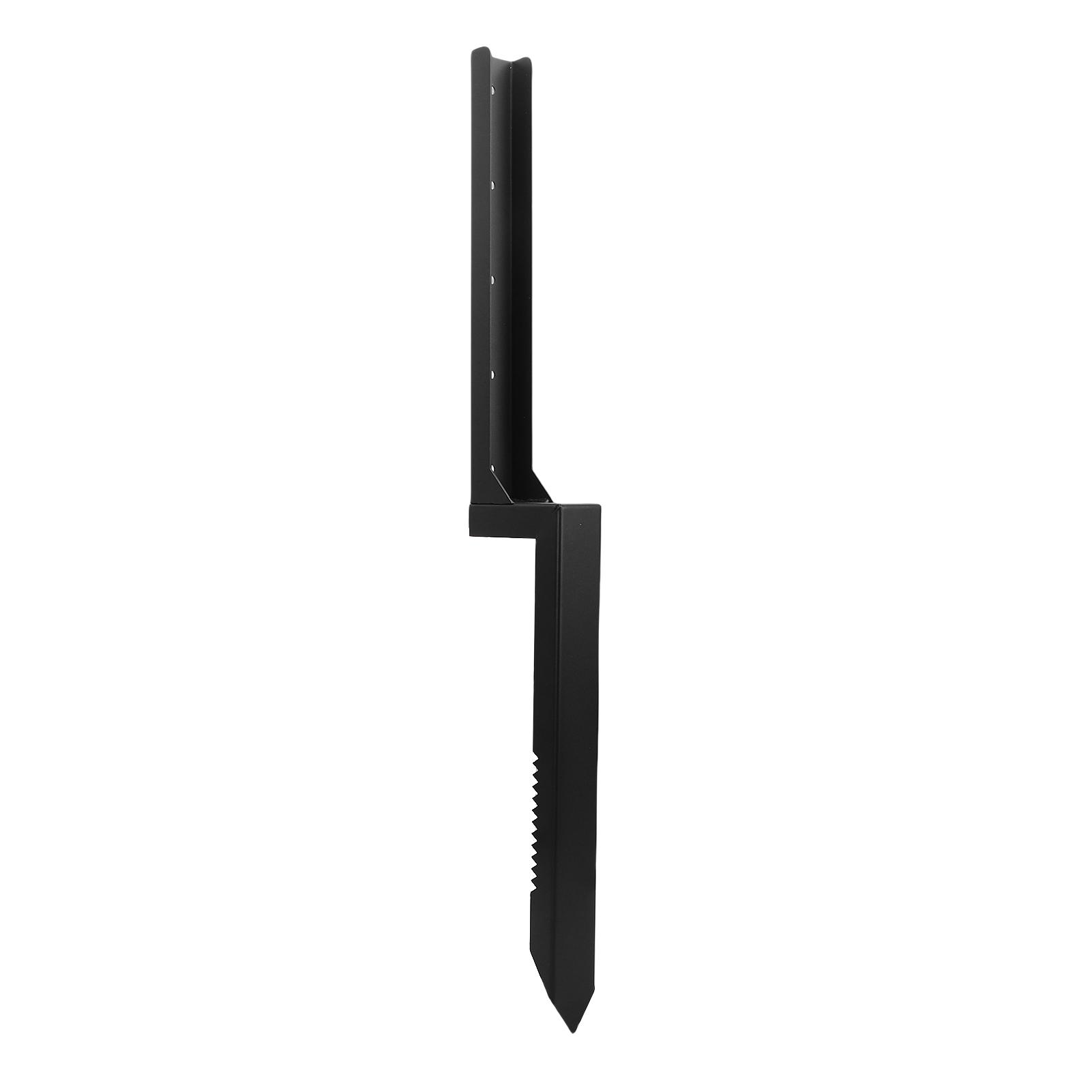 

Fence Post Repair Kit Heavy Duty Steel Fence Post Anchor Stakes for Tilted Broken Wood Support