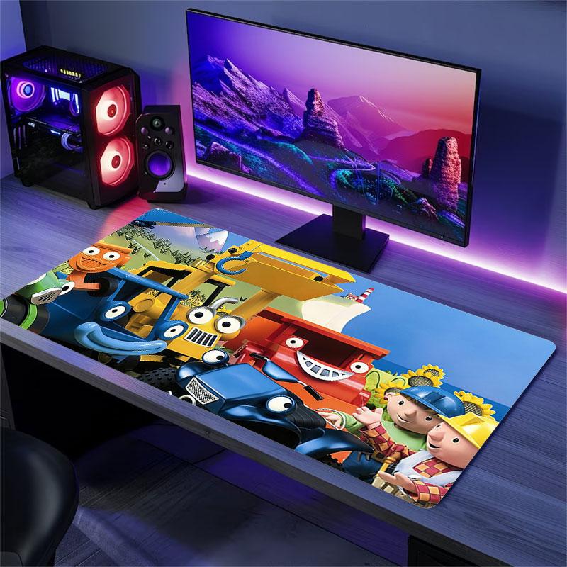 Bob Mouse Pad, Large Gaming Desk Mat, Non-slip XXL Mousepad for Laptop & Tablet, Mini PC Playmat with Stitched Edges