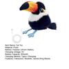Automatic Flapping Birds Cat Toy Interactive Cat Teaser with 3 Wing Modes Chirping Sounds Self-Play Exercise Toy for Indoor Cats