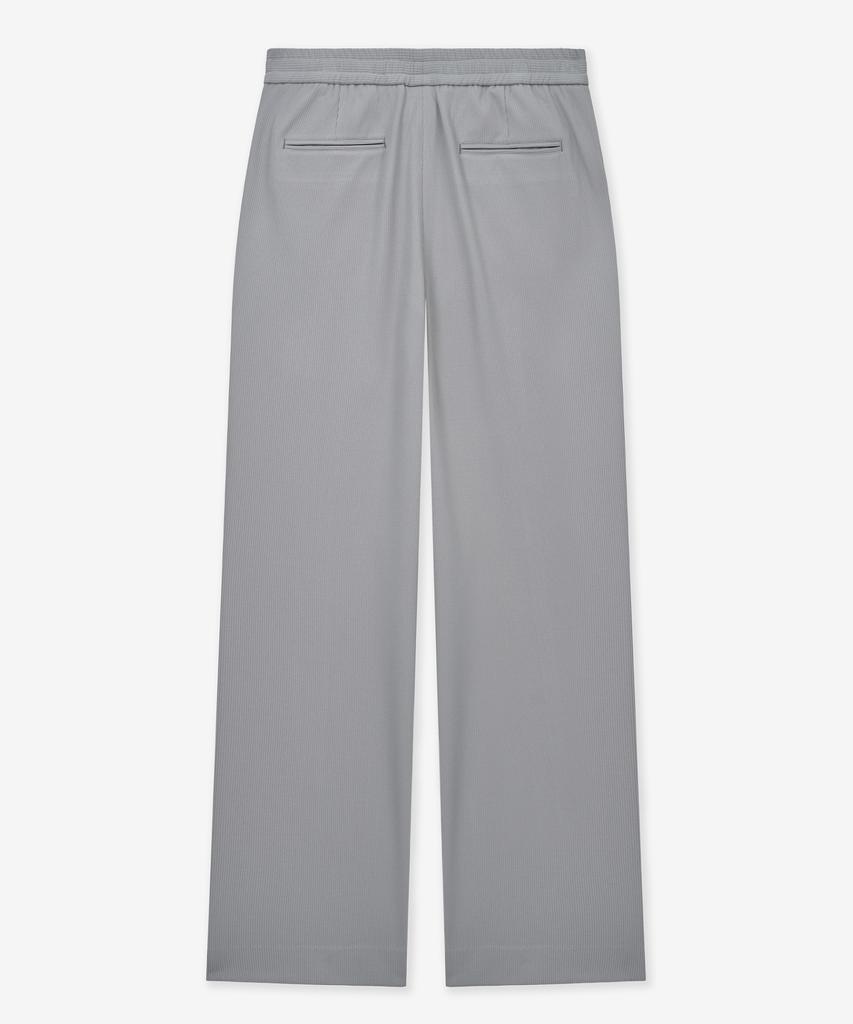Tienjiti Wide Fit Ribbed Banding Pants (Light Gray) Tnpa6E109G2