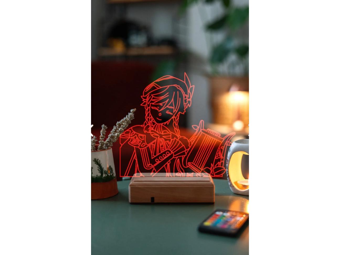 

16-кольоровий нічник Venti Genshin Impact