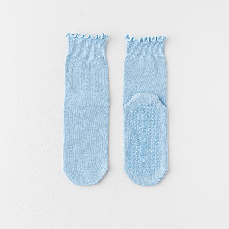 Damen Frühling und Herbst Yoga Fitness Pilates Sport Rutschfeste Knochenlose Röhrensocken