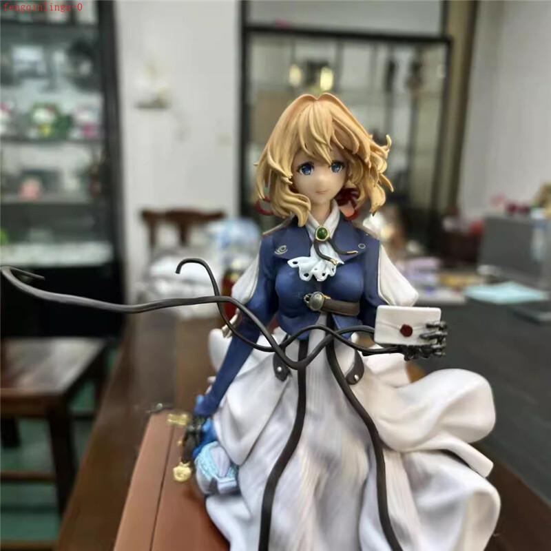Anime Violet Evergarden 1/7 Scale Figure Collectible Model Doll Toys Gift 25cm