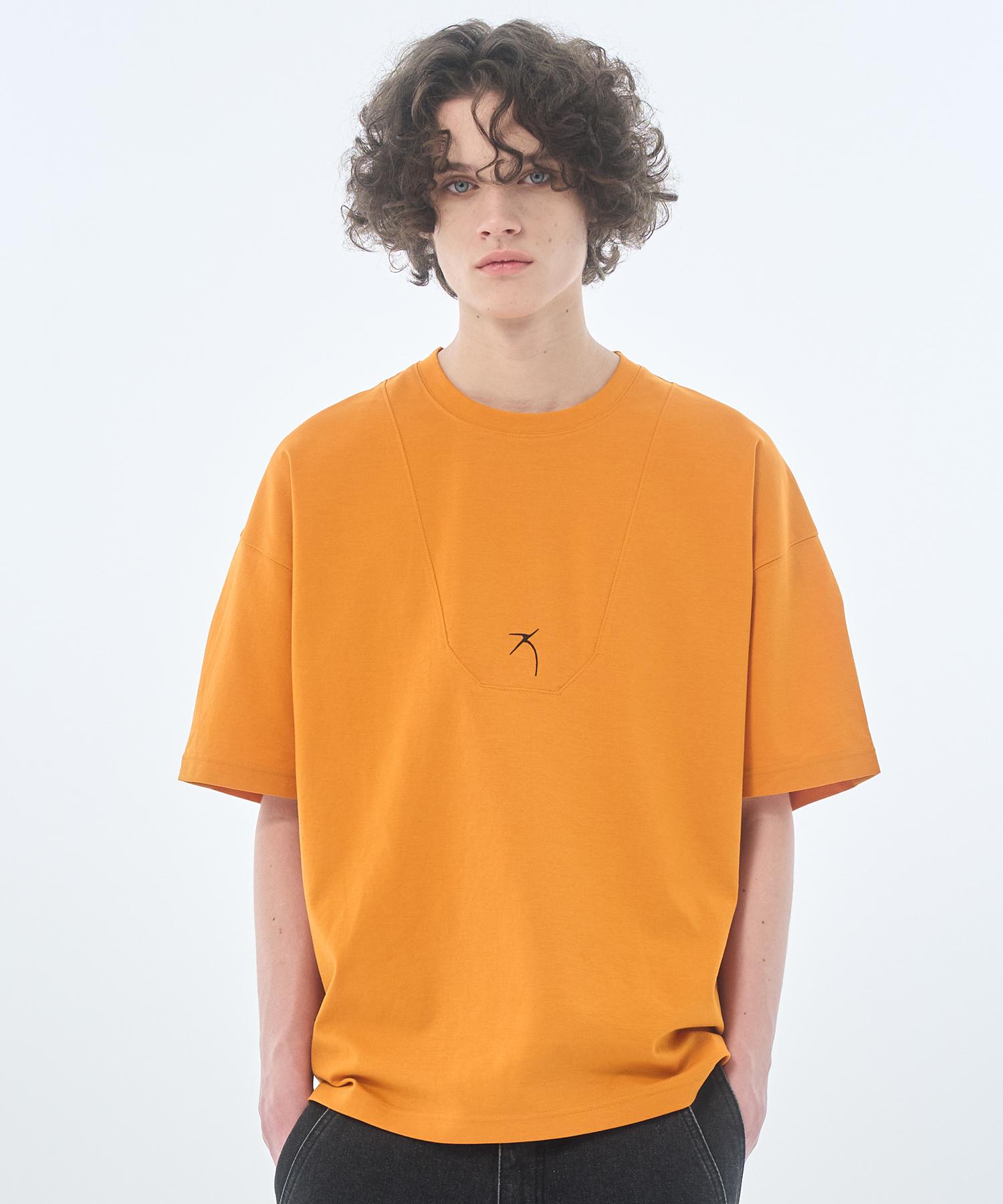Zensai Logo Cutout T-Shirt Orange L