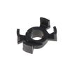 1Pair H1 Led Headlight Bulbs Adapter Base Holder Socket Retainer Clip For High Beams Base Retainer Black Abs