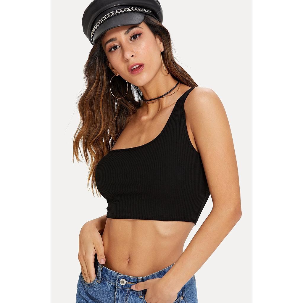 Women's White Crop Bustier